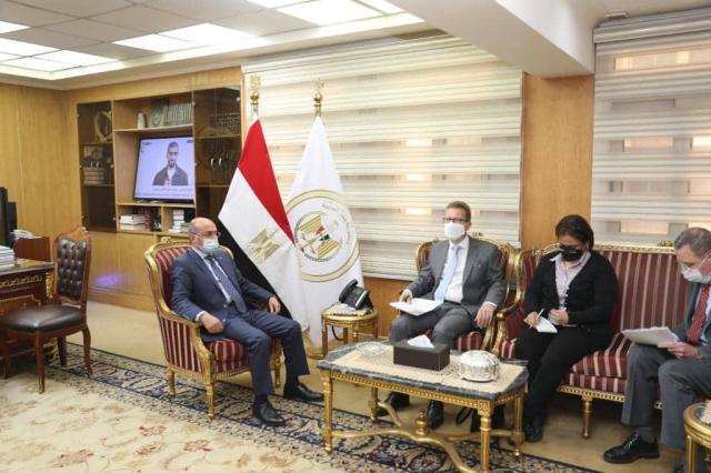 وزير العدل يستقبل السفير الألماني بالقاهرة