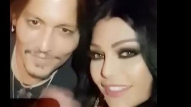 هيفاء وهبي وجوني ديب 