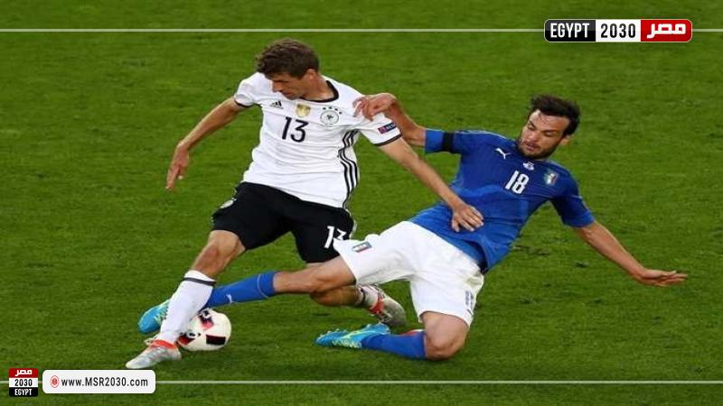 مباراة إيطاليا وألمانيا