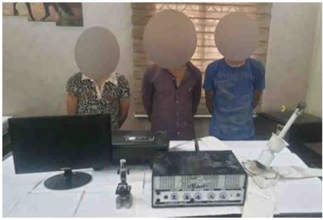 كشف غموض سرقة معمل مدرسة في الشرابية