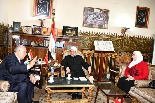 وزراء الأوقاف والزراعة والتضامن