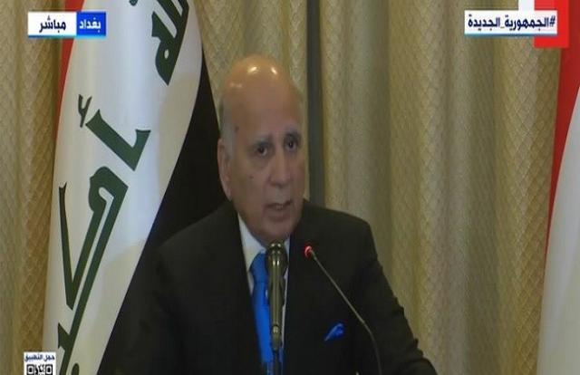 وزير الخارجية العراقي يكشف تفاصيل مباحثاته مع شكري والصفدي