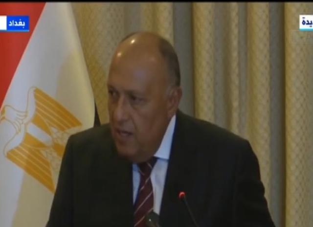 سامح شكري: قضية الربط الكهربائي بين مصر والأردن قريبة الانتهاء