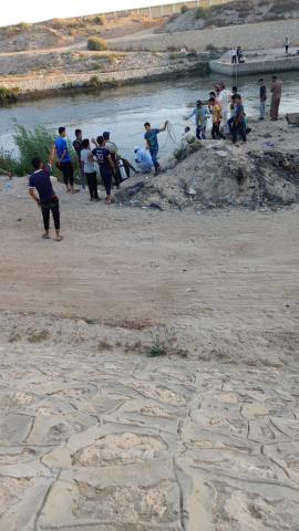 غرق سيارة بترعة النوبارية