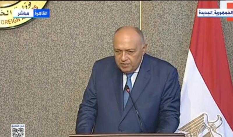 تصريح جديد من وزير الخارجية حول «سد النهضة».. فيديو