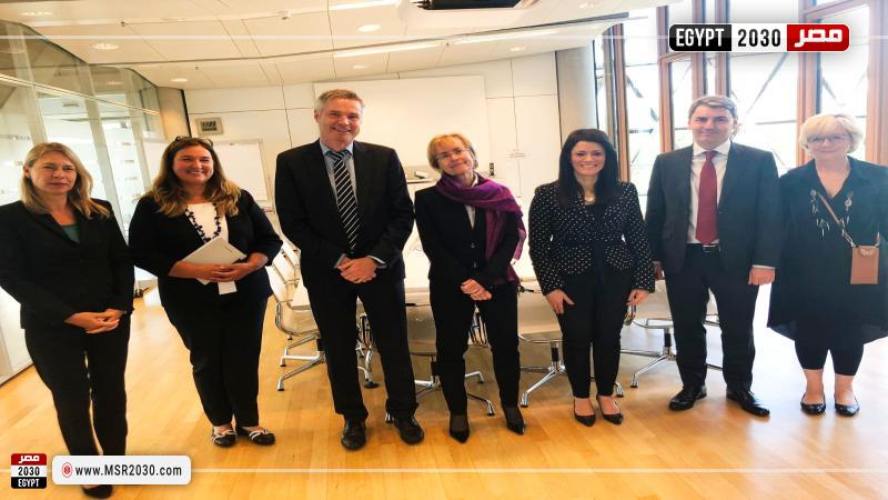 وزيرة التعاون الدولي تلتقي مدير الذراع الجديد للأنشطة الخارجية لبنك الاستثمار الأوروبي EIB Global خلال زيارتها لمقر البنك بلوكسمبورج