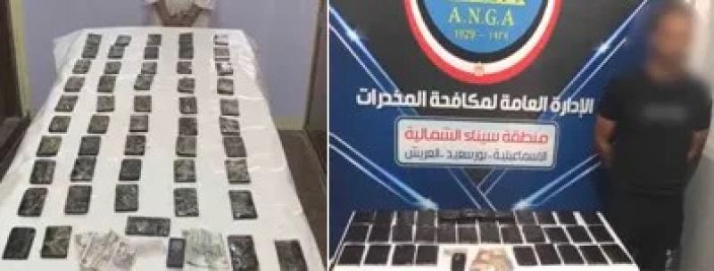 بالأرقام .. ضربات قاضية لعناصر تهريب المخدرات على مدار الساعة