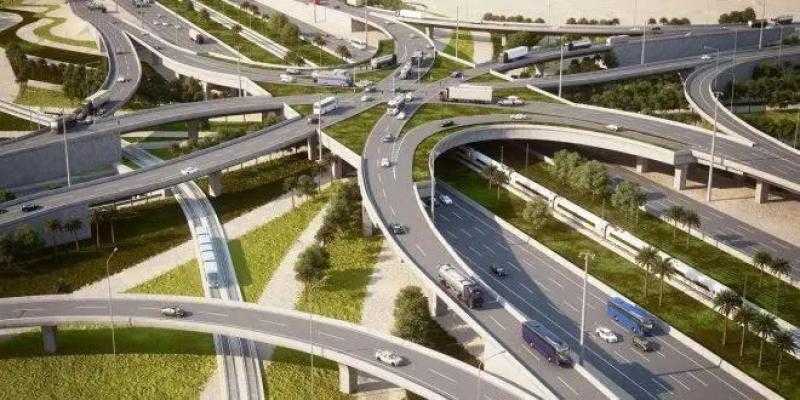 شاهد.. طفرة هائلة في قطاع الطُرق والنقل خلال عهد الرئيس السيسي