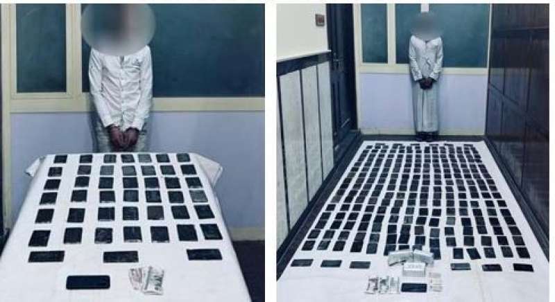 المتهمين والمضبوطات