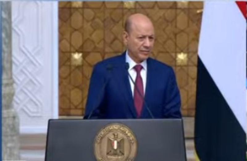 العليمي: نتطلع للاستفادة من تجربة مصر في الصحة والتعليم.. فيديو