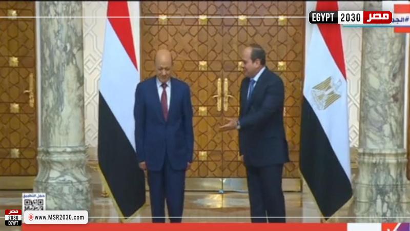 زيارة رئيس مجلس القيادة الرئاسي اليمني للاتحادية