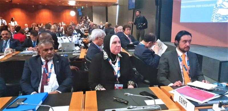 وزيرة التجارة والصناعة تشارك في جلسة استعراض التحديات التى تواجه النظام التجارى العالمي