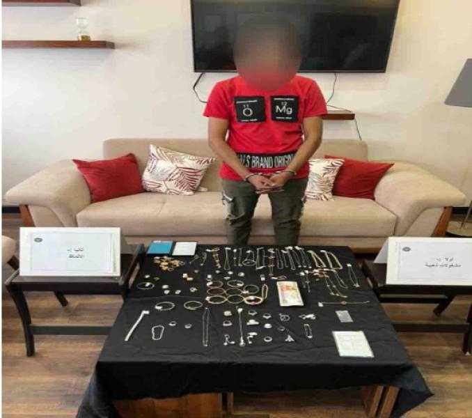 كشف لغز سرقة مجوهرات من داخل محل مصوغات بأحد المراكز التجارية بالجيزة