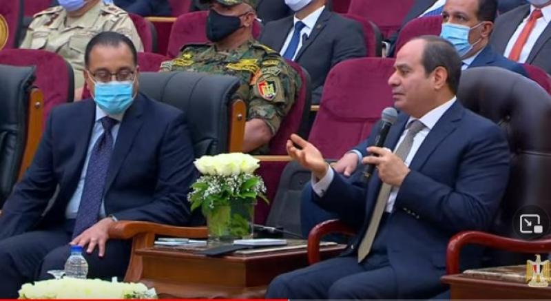 معندناش سلعة ناقصة.. السيسي: 17 مليون شقة تدفع 50% من سعر الكهرباء «فيديو»