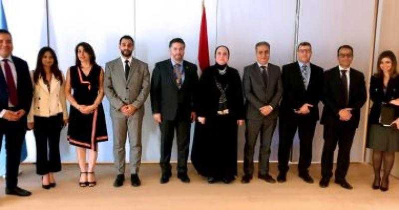 نيفين جامع تبحث مع وزيري تجارة جنوب إفريقيا ولبنان تعزيز التعاون المشترك