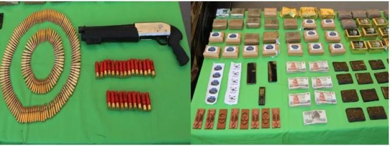 التحقيق مع المتهم بحيازة 510 طربة حشيش في النزهة