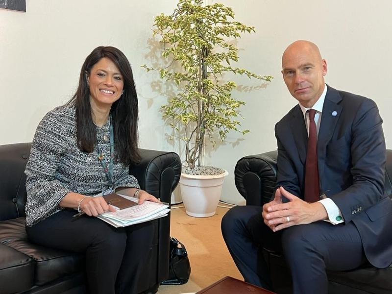 لقاءات ثنائية مع مسئولي مؤسسة التمويل الدولية وبنك التنمية الأفريقية