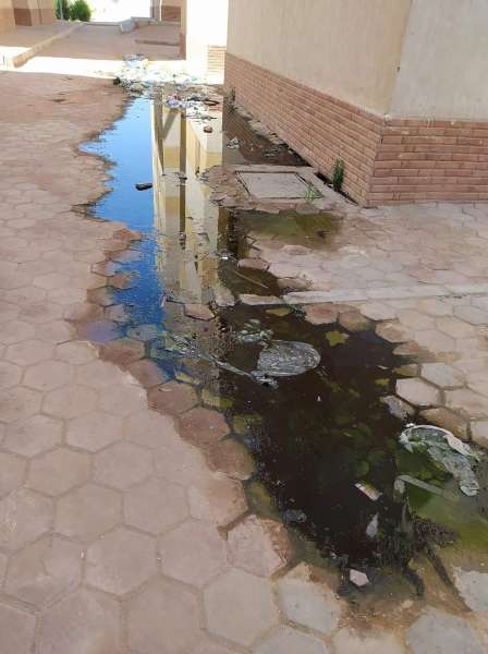 الصرف الصحي يغرق مشروع الـ 266 عمارة