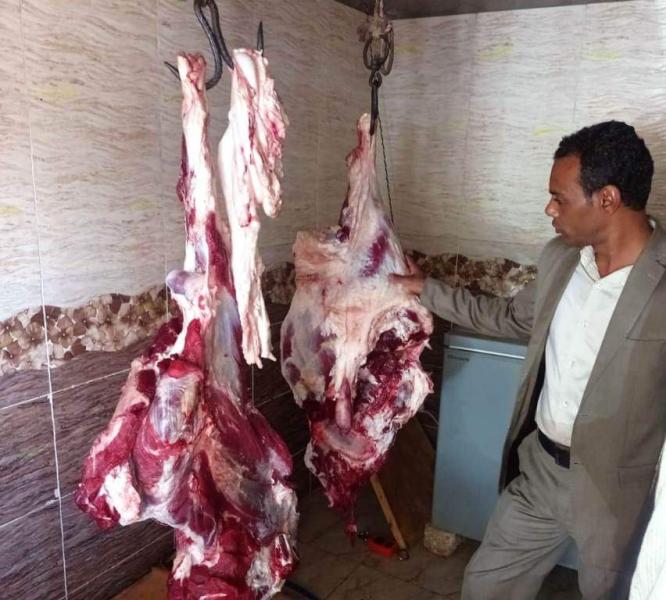 جانب من الحملات علي الأسواق بأسوان 