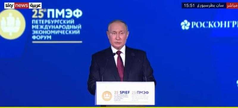 بوتين: الدول الغربية فشلت في تقويض روسيا