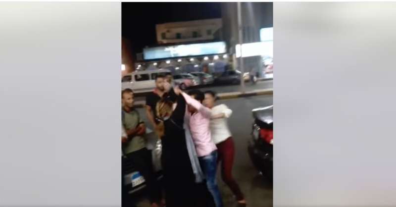 جانب من المشاجرة