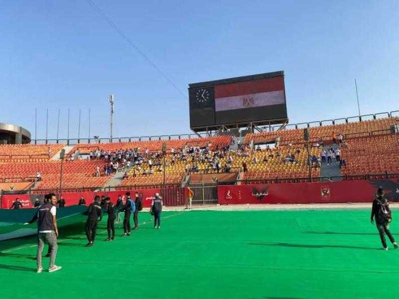 توافد الجماهير على ملعب مباراة الأهلي والزمالك