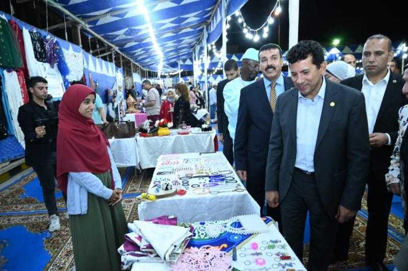أشرف صبحي يشهد ختام فعاليات الملتقى الختامي لأنشطة مراكز شباب مصر