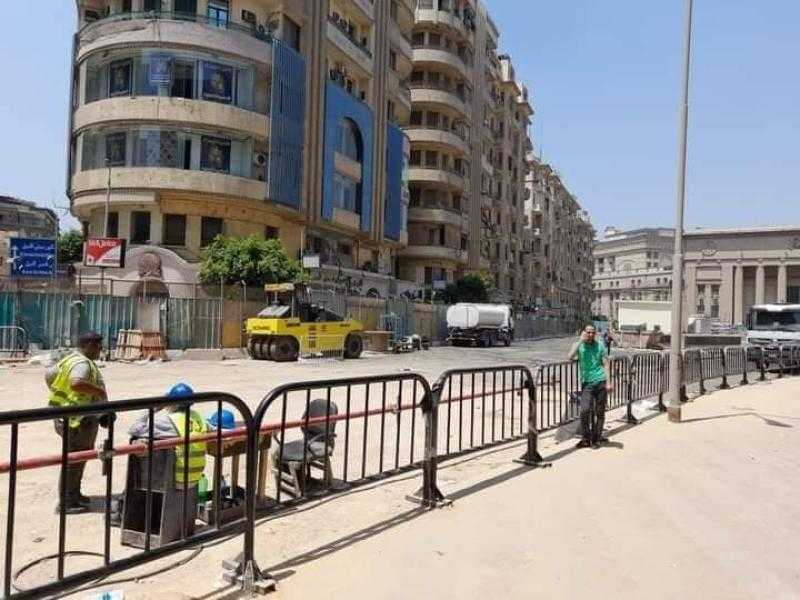 بعد إغلاق 5 سنوات.. رصف شارع 26 يوليو بوسط القاهرة تمهيدًا لفتحه