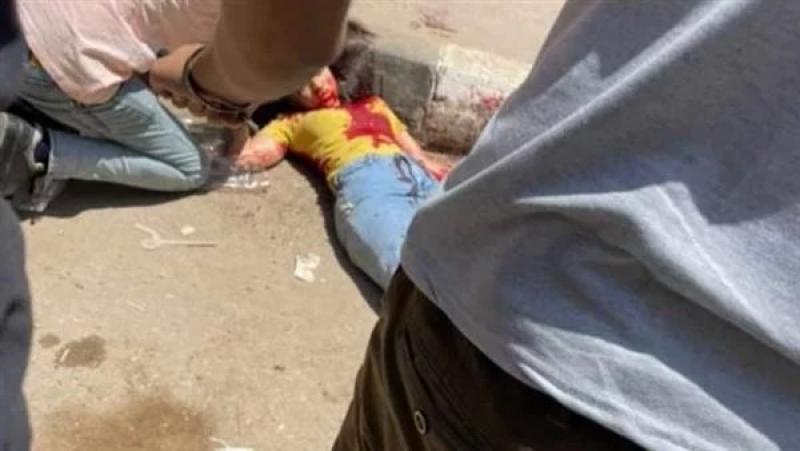 حادث المنصورة اليوم.. أول فيديو من موقع ذبح فتاة على يد صديقها