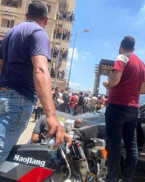 حادث المنصورة اليوم .. صور جديدة ترصد واقعة ذبح فتاة على يد صديقها