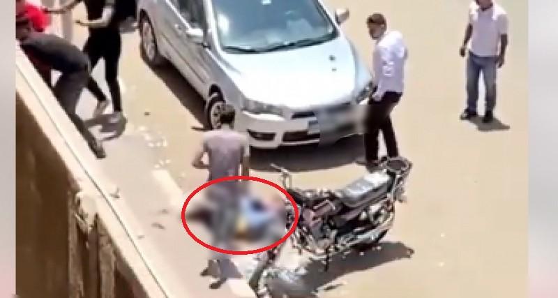 حادث المنصورة اليوم.. شاهد ما فعله القاتل بعد ذبحها «فيديو»