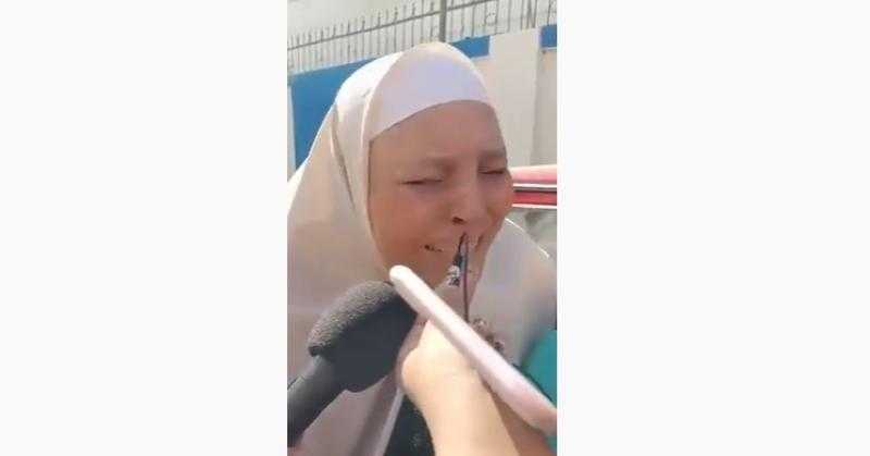 حادث المنصورة اليوم.. بكاء هستيري لوالدة نيرة أشرف: «رفضته وقالت مش عايزاه»- فيديو