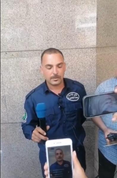 لو أنت راجل خش عليا..  أول ظهور لفرد الأمن الذي ضبط قاتل طالبة المنصورة «فيديو»