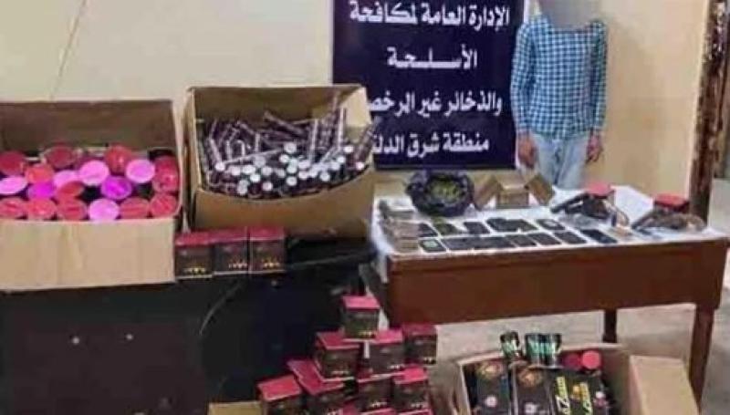 ضبط المتهم بحيازة أسلحة نارية ومخدرات بالشرقية