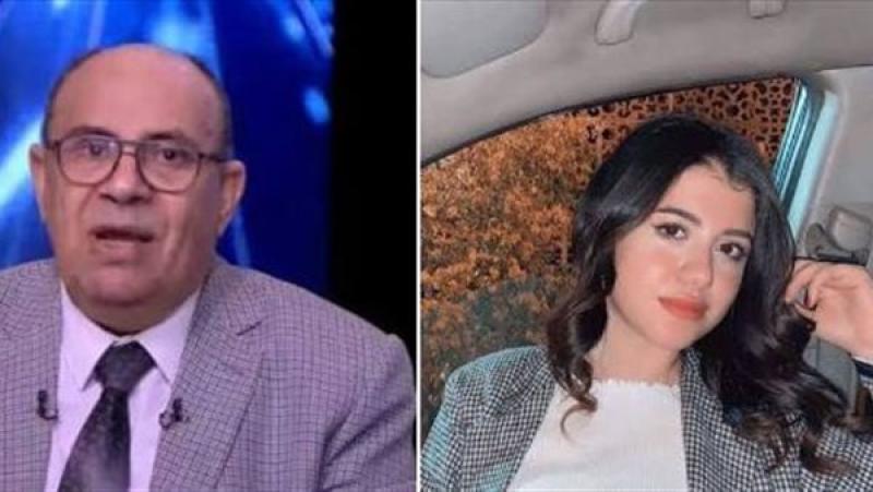 الدكتور مبروك عطية والطالبة الضحية نيرة أشرف