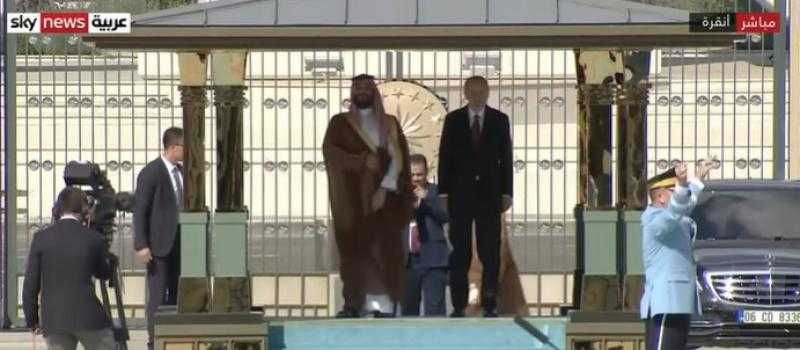 شاهد.. لحظة وصول ولي العهد السعودي تركيا