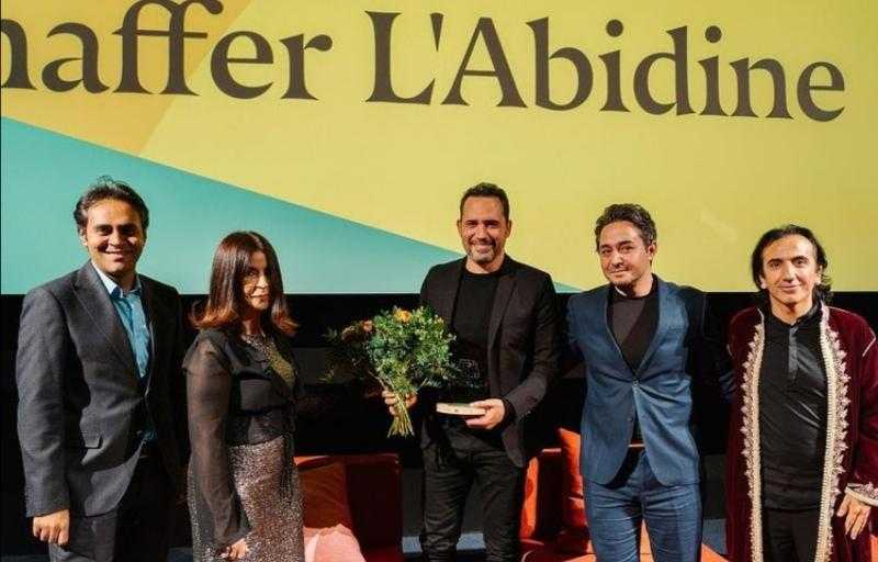 ظافر العابدين يحتفل بتكريمه في مهرجان روتردام للفيلم العربي