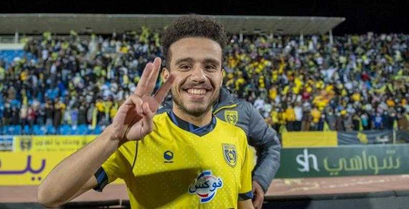مصطفى فتحي يشارك في تعادل التعاون مع الشباب بالدوري السعودي