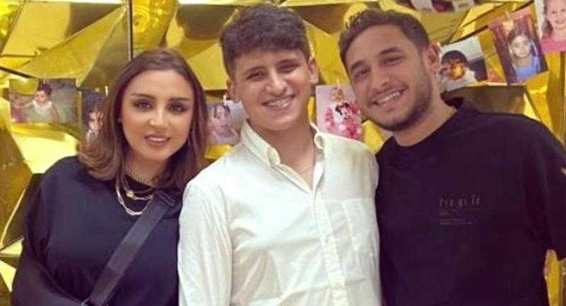 أنغام تحتفل بتخرج ابنها عبد الرحمن من المدرسة