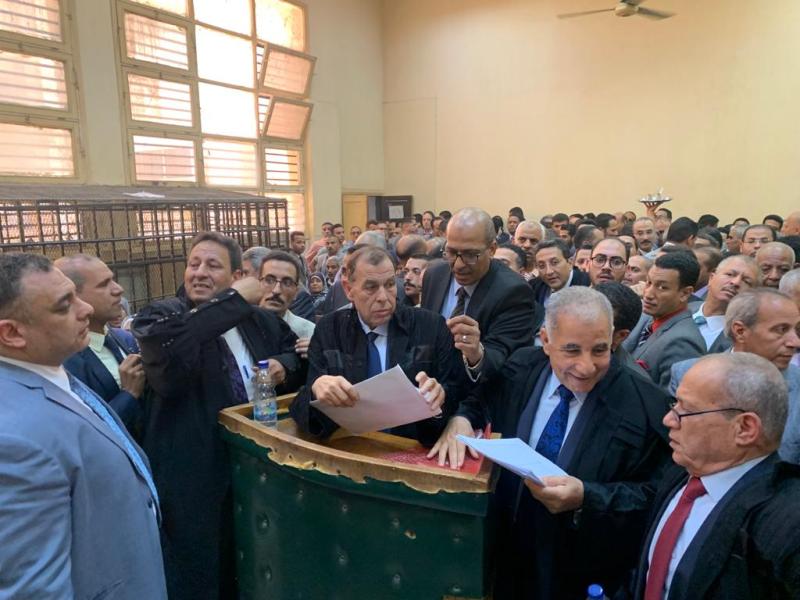 خلال نظر جلسة محامي المنيا 