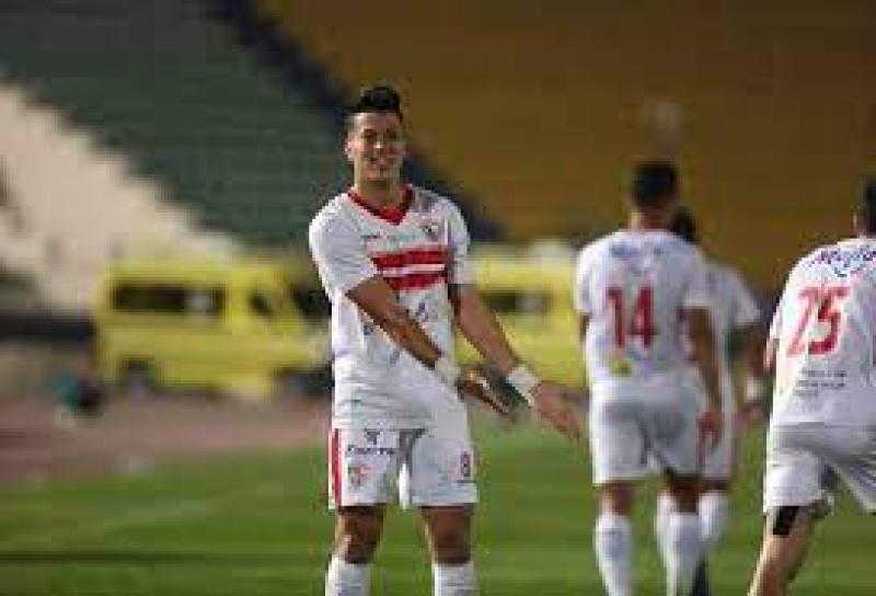 إمام عاشور يسجل الهدف الأول للزمالك في مرمى سيراميكا