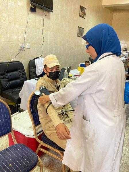 حملة تبرع بالدم بمديرية أمن القاهرة