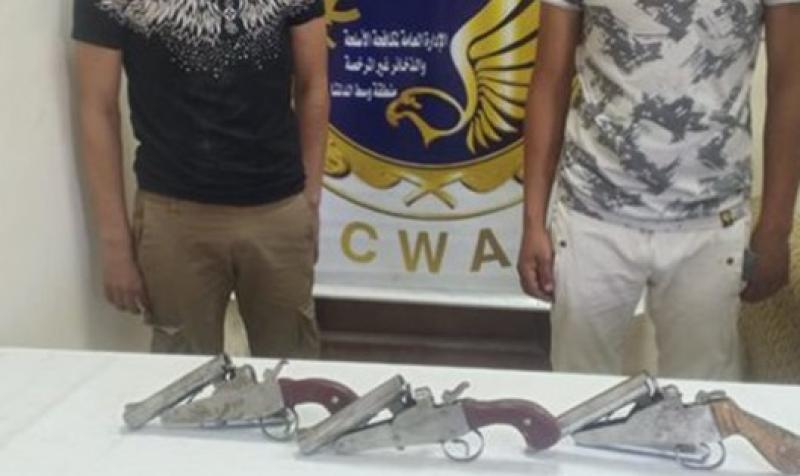 ضبط 3 عناصر إجرامية بالغربية للإتجار بالأسلحة غير المرخصة