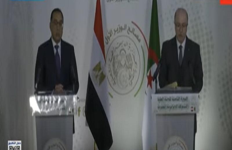 رئيس الوزراء الجزائري: توقيع 12 اتفاقا ثنائيا مع مصر في هذه المجالات