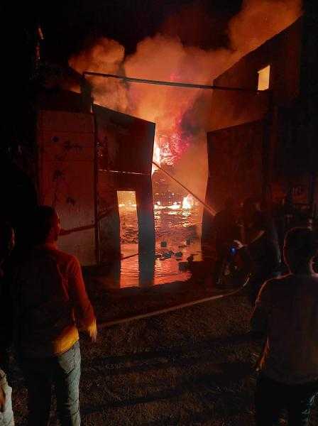 مصرع 3 أشخاص في حريق المدينة الصناعية بالسويس
