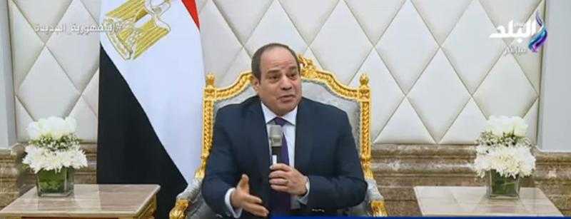 السيسي: جابهنا التشكيك والحقد ومحاولات الخراب بالعمل.. فيديو