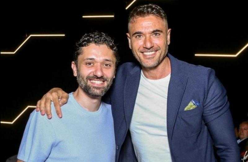 كريم محمود عبد العزيز يحتفل مع أحمد عز بالعرض الخاص لـ «كيرة والجن»