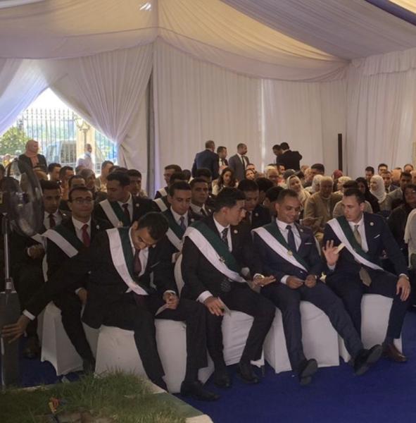 توافد أسر المعينين الجدد بوظيفة مندوب مساعد بمجلس الدولة دفعة 2018