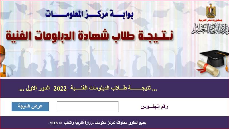 نتيجة الثانوية الزراعية برقم الجلوس 2022