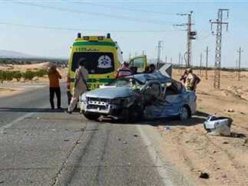 إصابة 6 أشخاص في حادث تصادم بالبحيرة